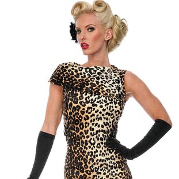 voodoo vixen leopard dress